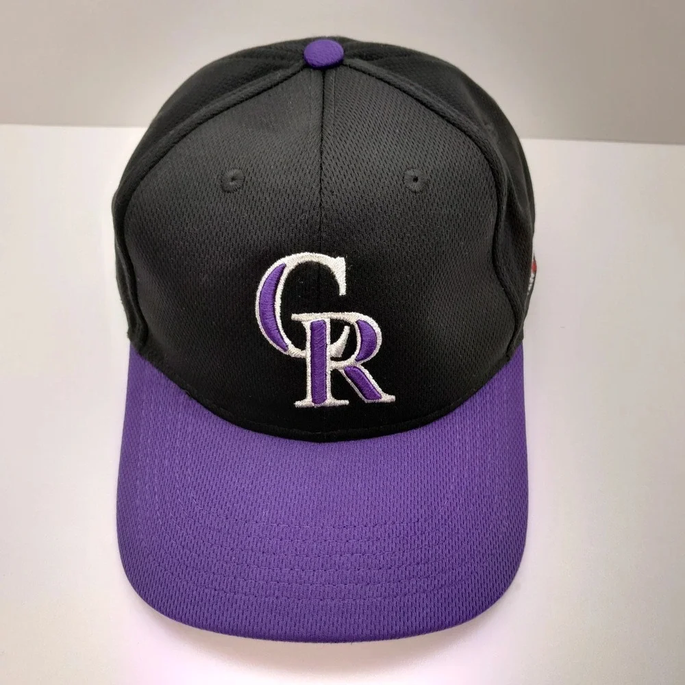 Colorado Rockies MLB Hat Cap Black‎ Adjustable Strapback OC Sports Baseball